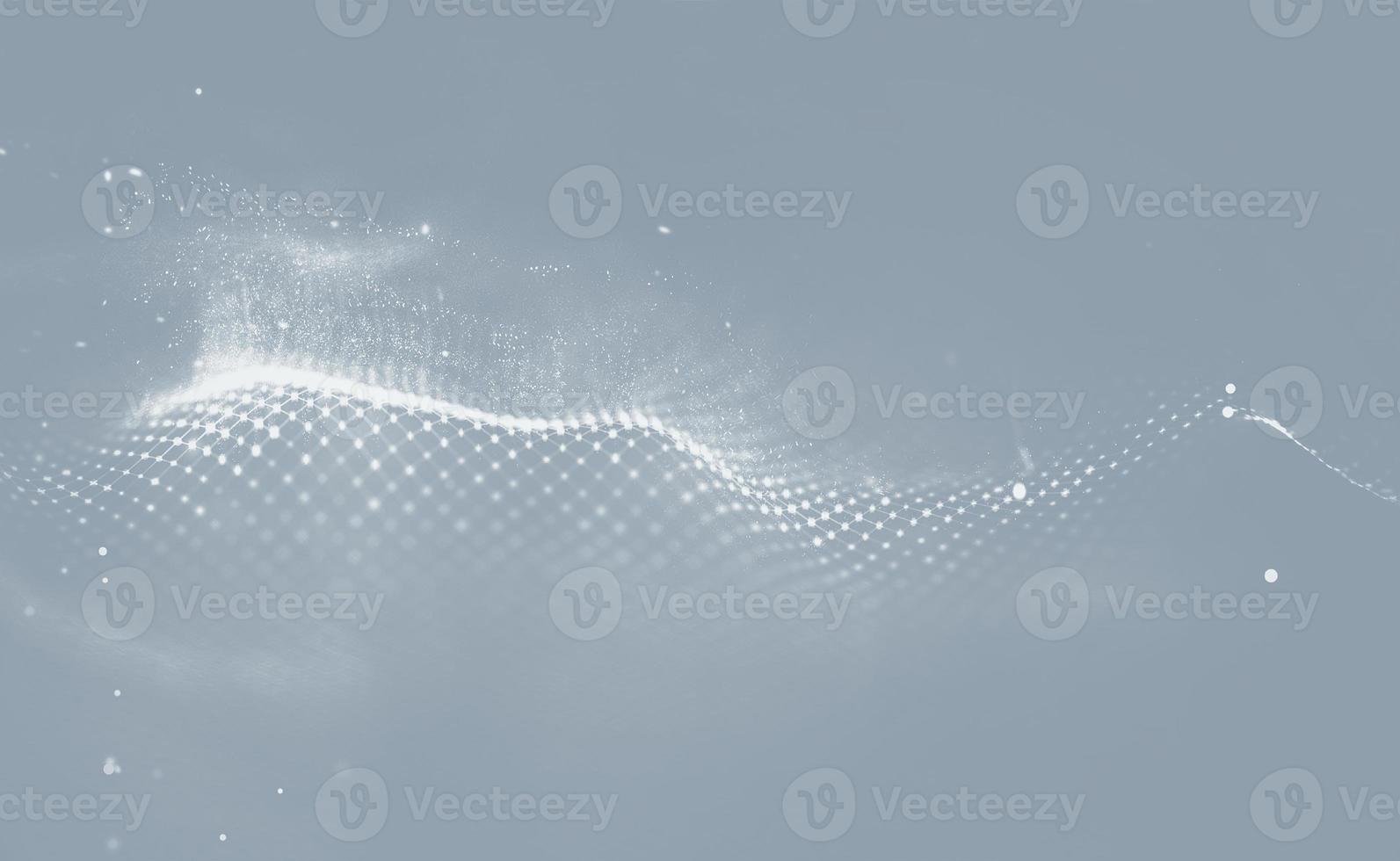 Light abstract technology background. Technology network digital pattern photo