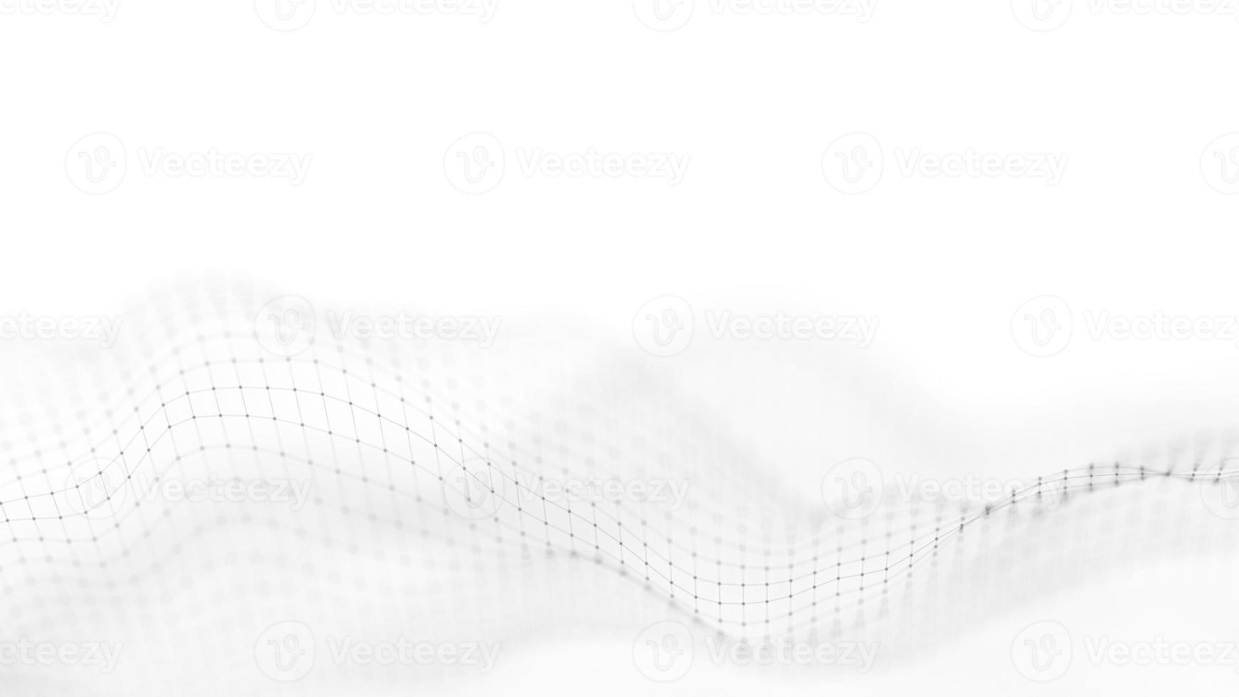 Abstract White Geometrical Background . Connection structure. Science background. Futuristic Technology HUD Element . onnecting dots and lines . Big data visualization and Business . photo