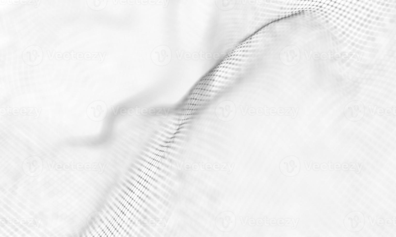 Abstract White Geometrical Background . Connection structure. Science background. Futuristic Technology HUD Element . onnecting dots and lines . Big data visualization and Business . photo