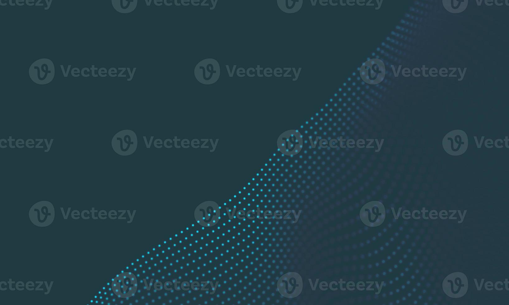 Abstract Music background. Big Data Particle Flow Visualisation. Science infographic futuristic illustration. Sound wave. Sound visualization photo