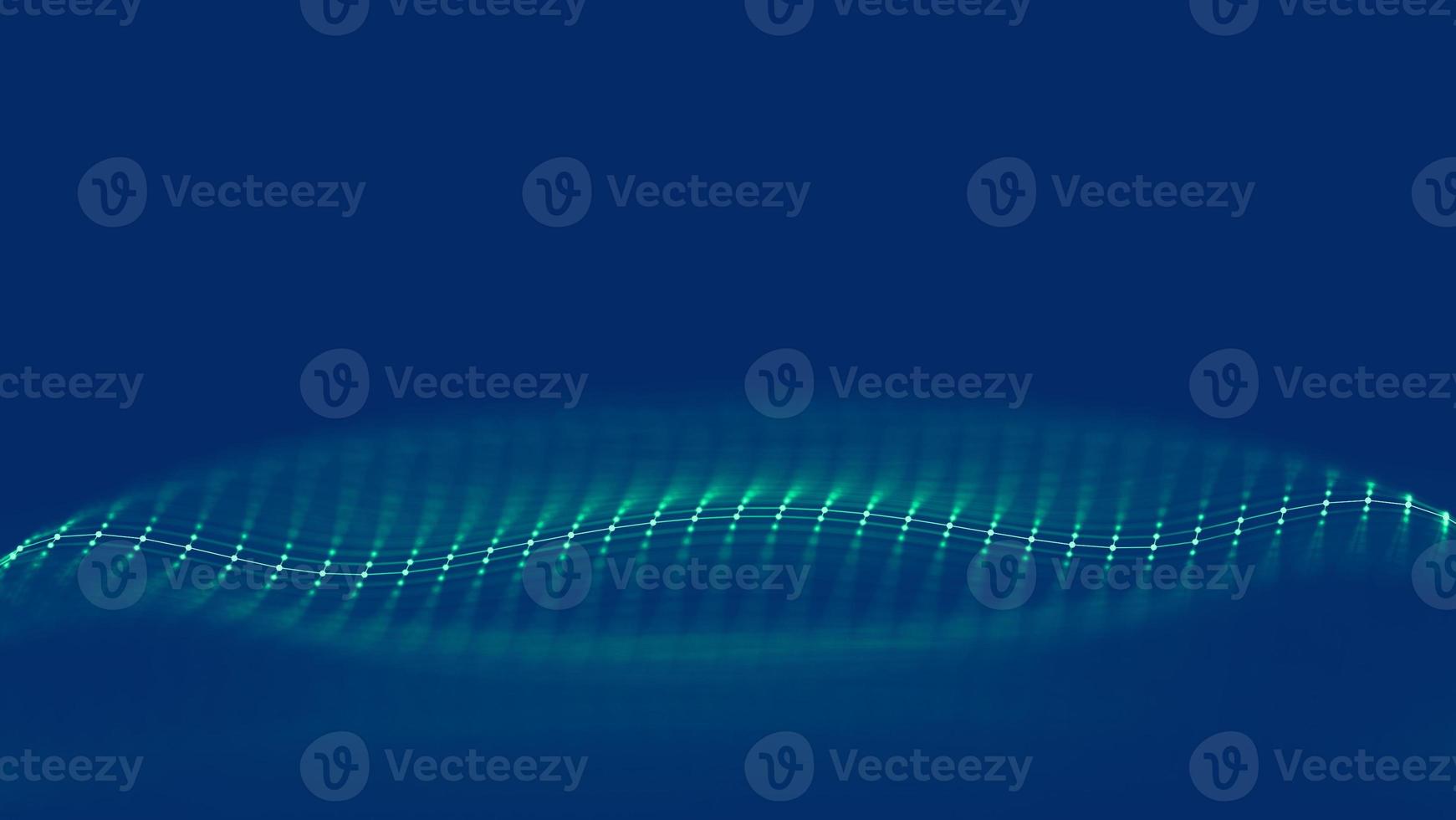 Music background. Big Data Particle Flow Visualisation. Science infographic futuristic illustration. Sound wave. Sound visualization photo