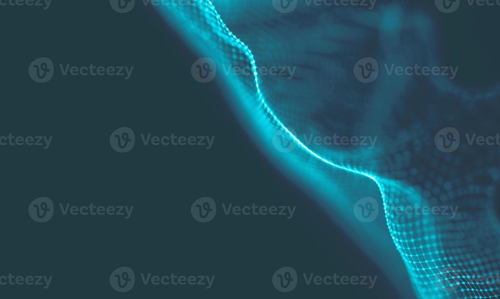 Abstract Blue Geometrical Background . Connection structure. Science background. Futuristic Technology HUD Element . onnecting dots and lines . Big data visualization and Business . photo