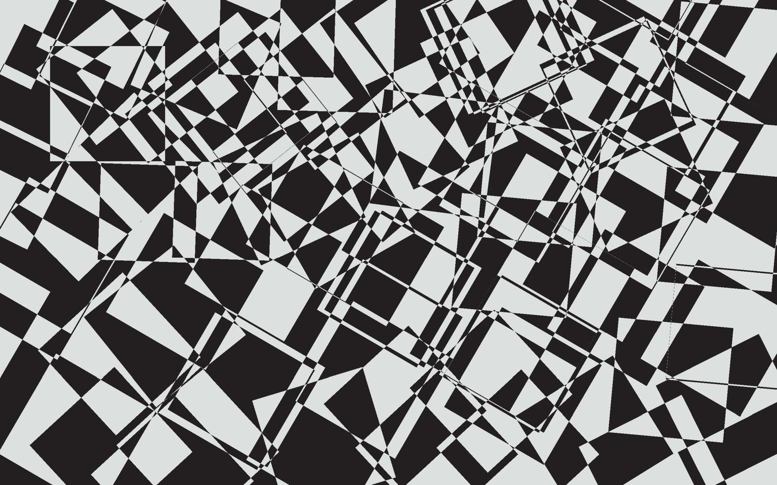 Abstract pattern black and white color vector