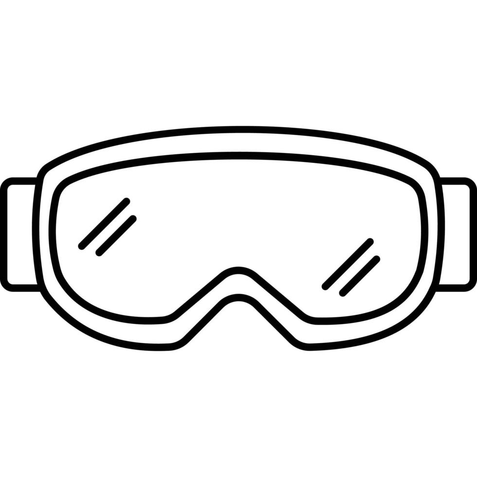 Ski Goggles Which Can Easily Modify Or Edit vector