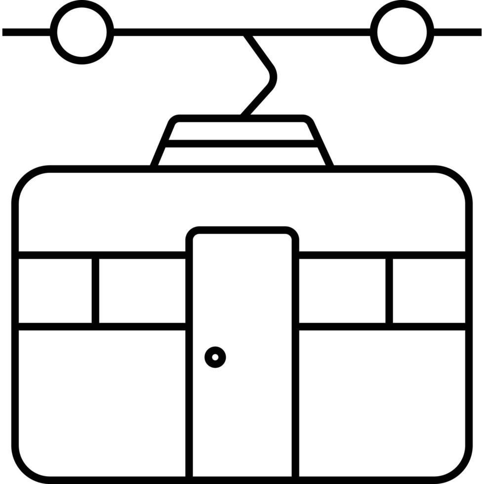 Cable Car Which Can Easily Modify Or Edit vector