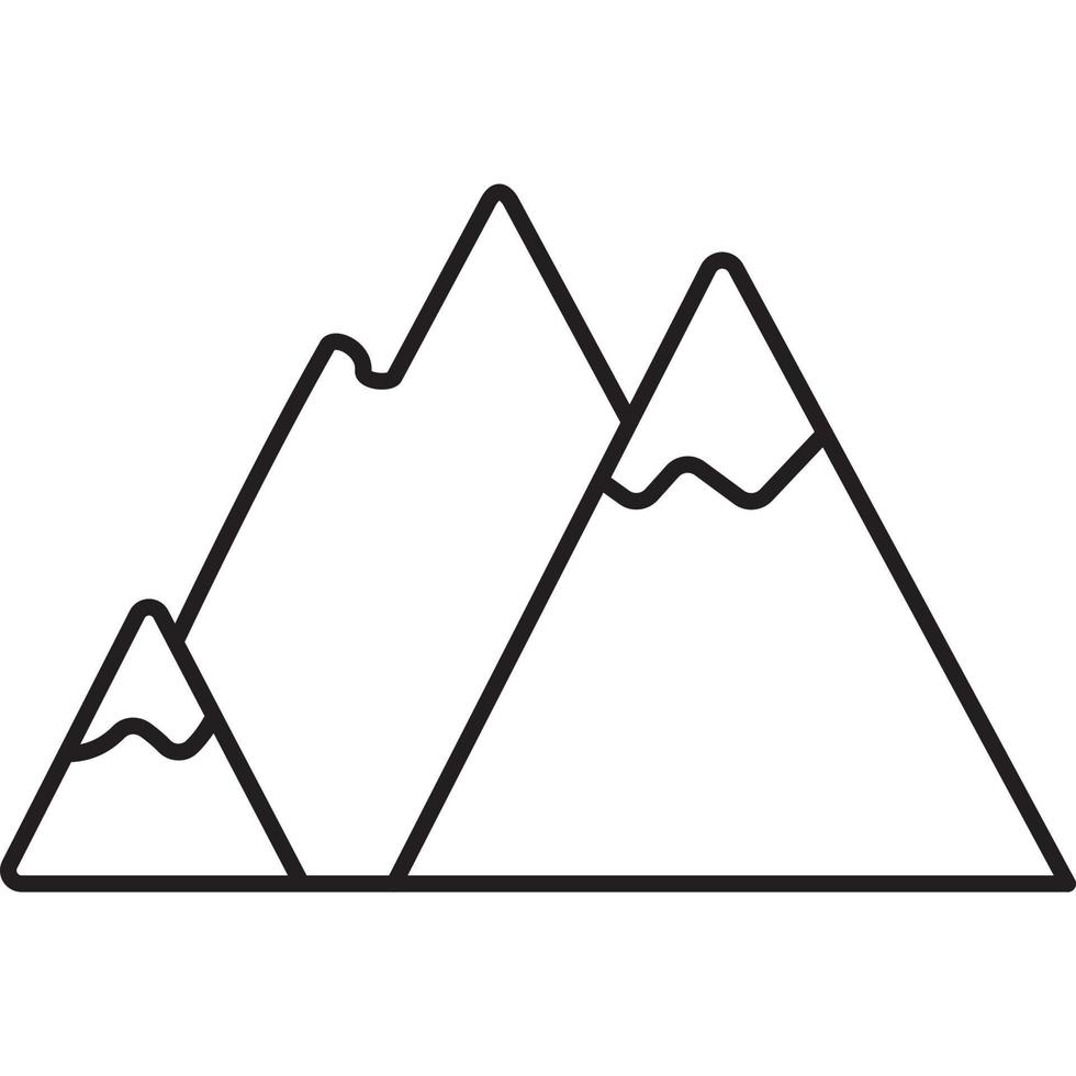 Mountain Which Can Easily Modify Or Edit vector