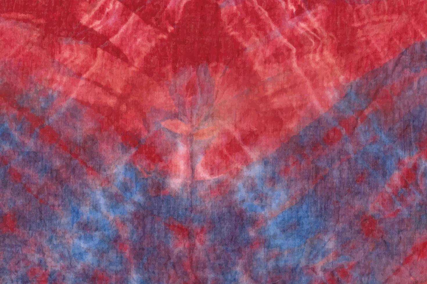 Colorful hand painted watercolor tie-dye pattern background vector