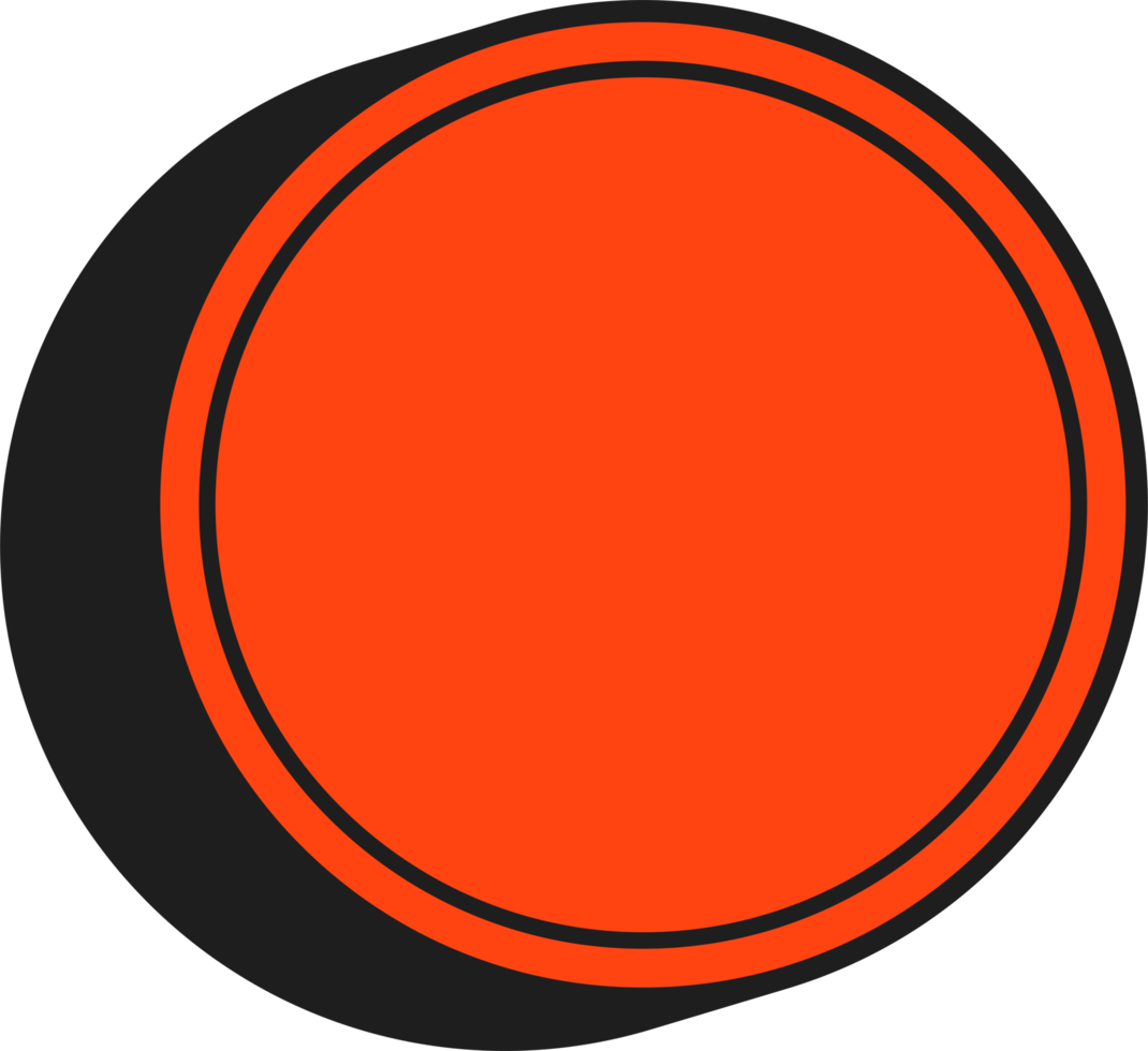 Retro 90s Frame and Asbtract Shape 13643473 PNG