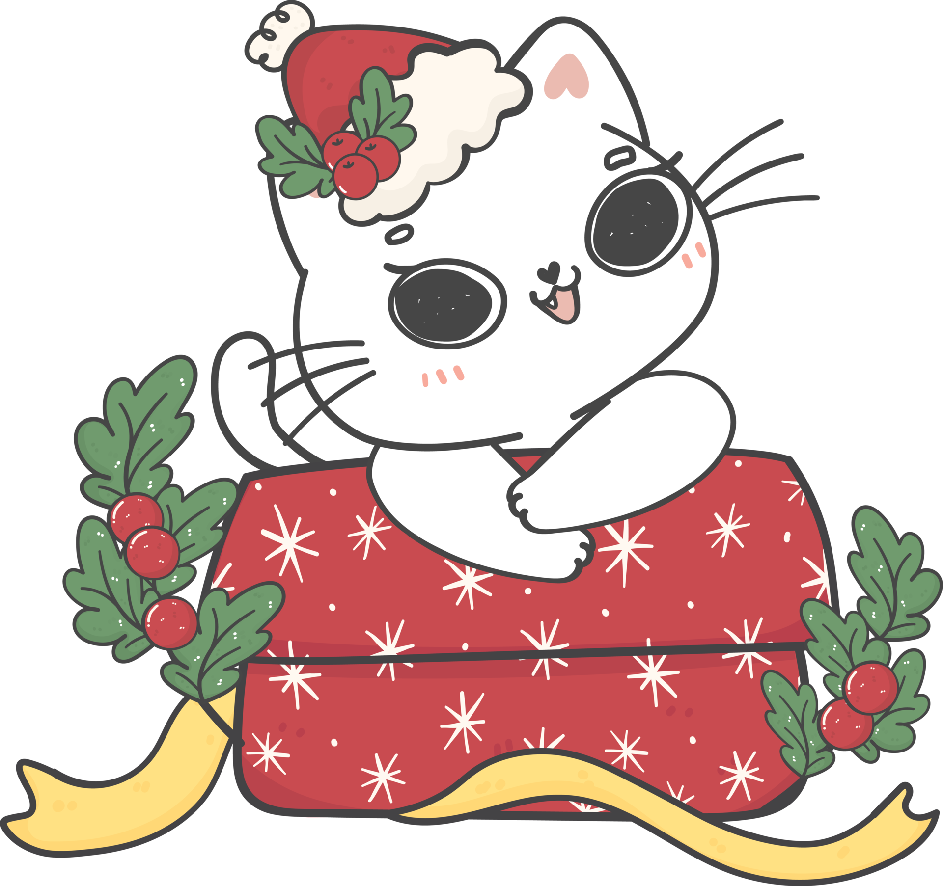 Mischievous kitty. Mischievous kitty