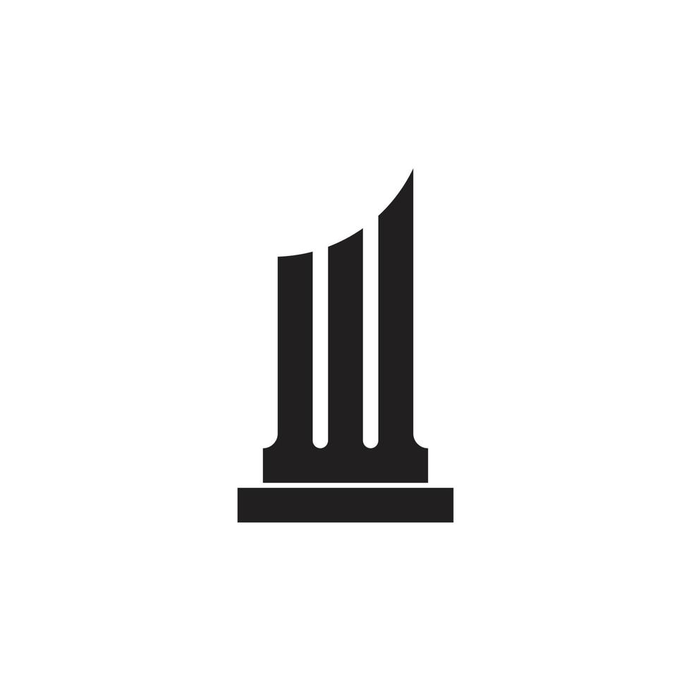 vector de logotipo de columna