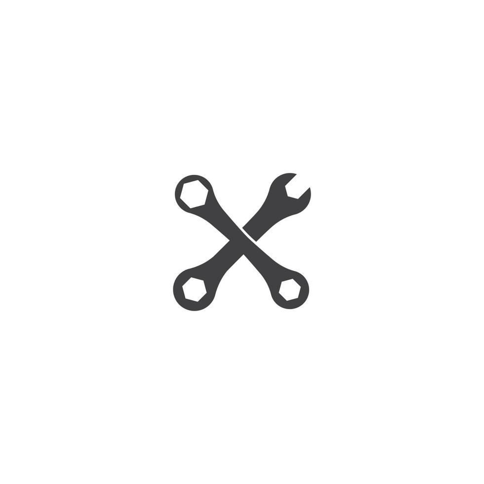 Wrench logo vector