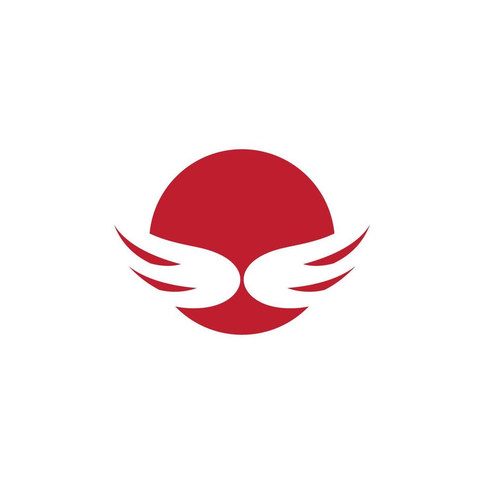 Wing logo vector