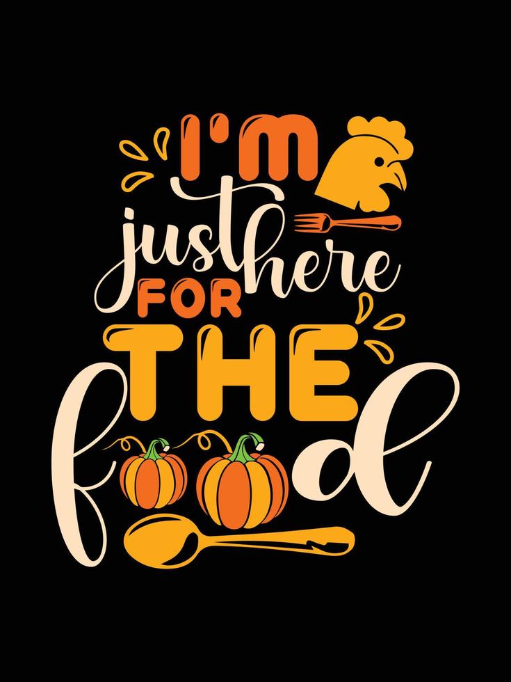 Thanksgiving typography t-shirt design or Happy thanksgiving vector poster design