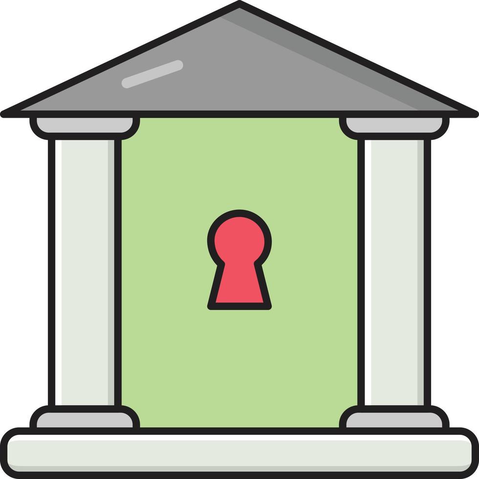 bank secure vector illustration on a background.Premium quality symbols.vector icons for concept and graphic design.