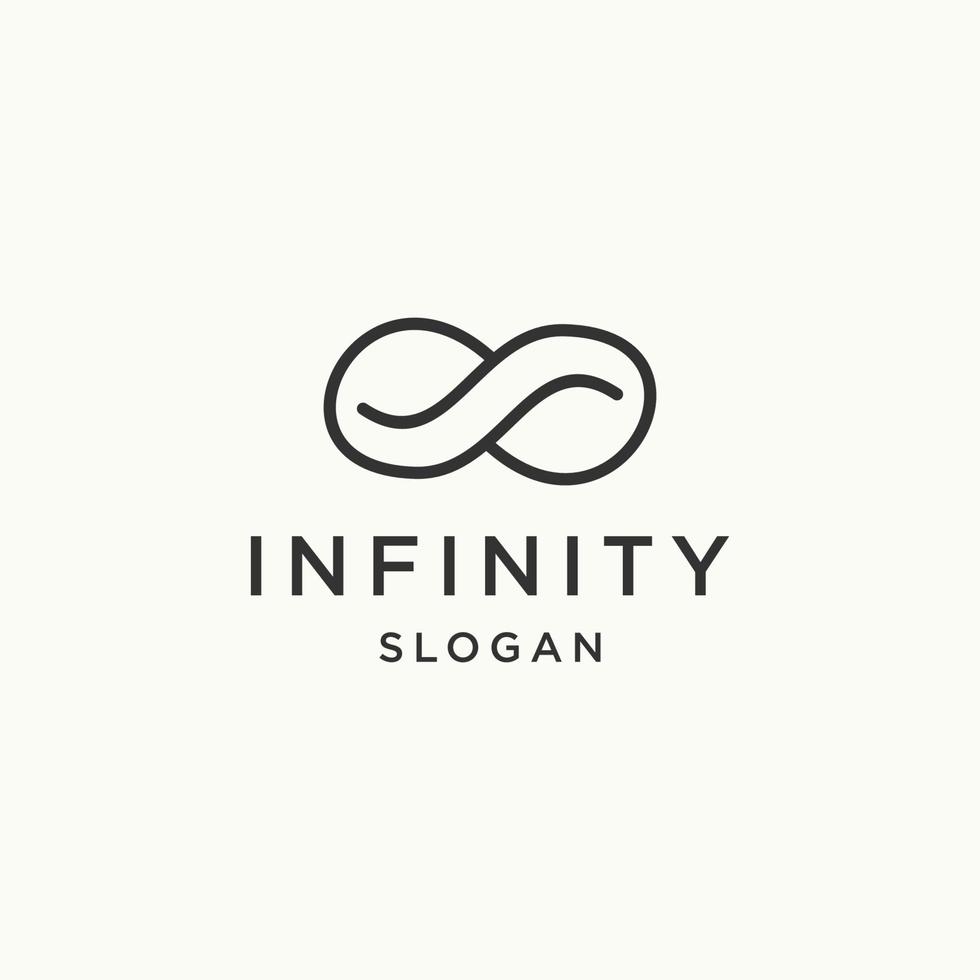 Infinity logo icon design template vector illustration