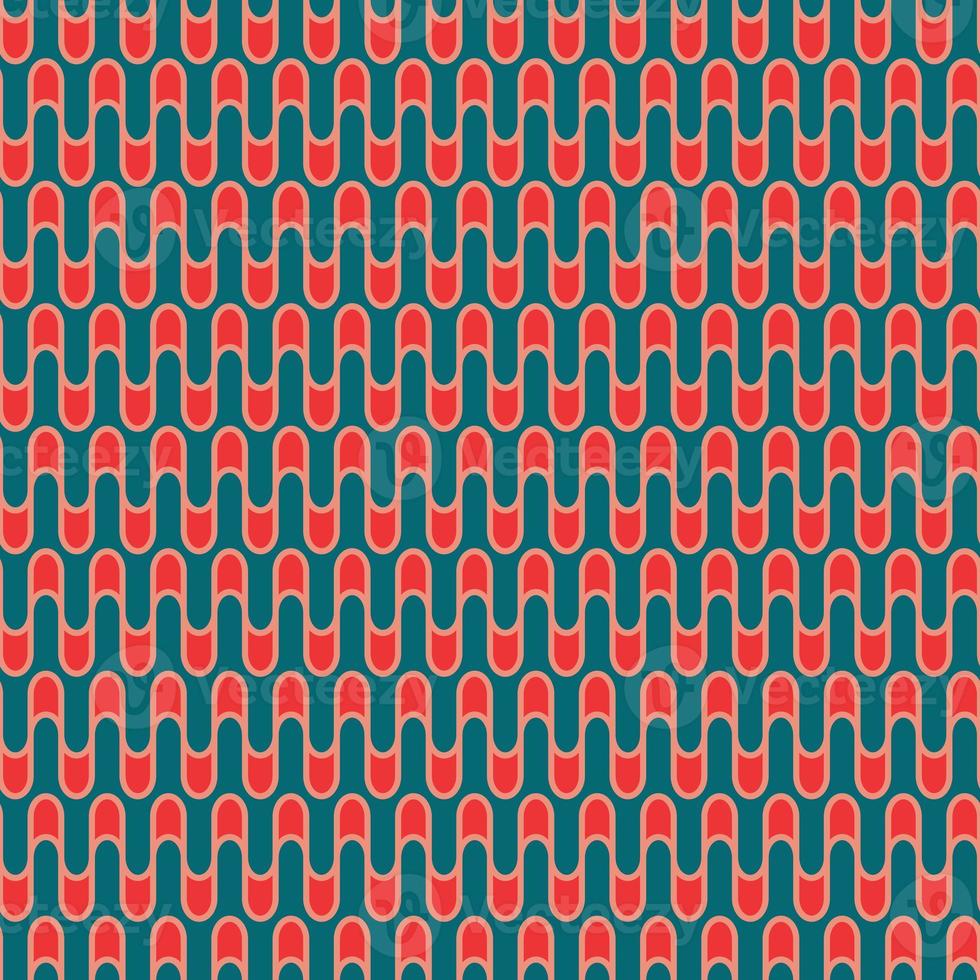 Retro pattern in the style of the 70s and 60s photo