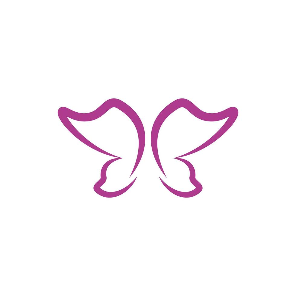 Beauty Butterfly icon design vector