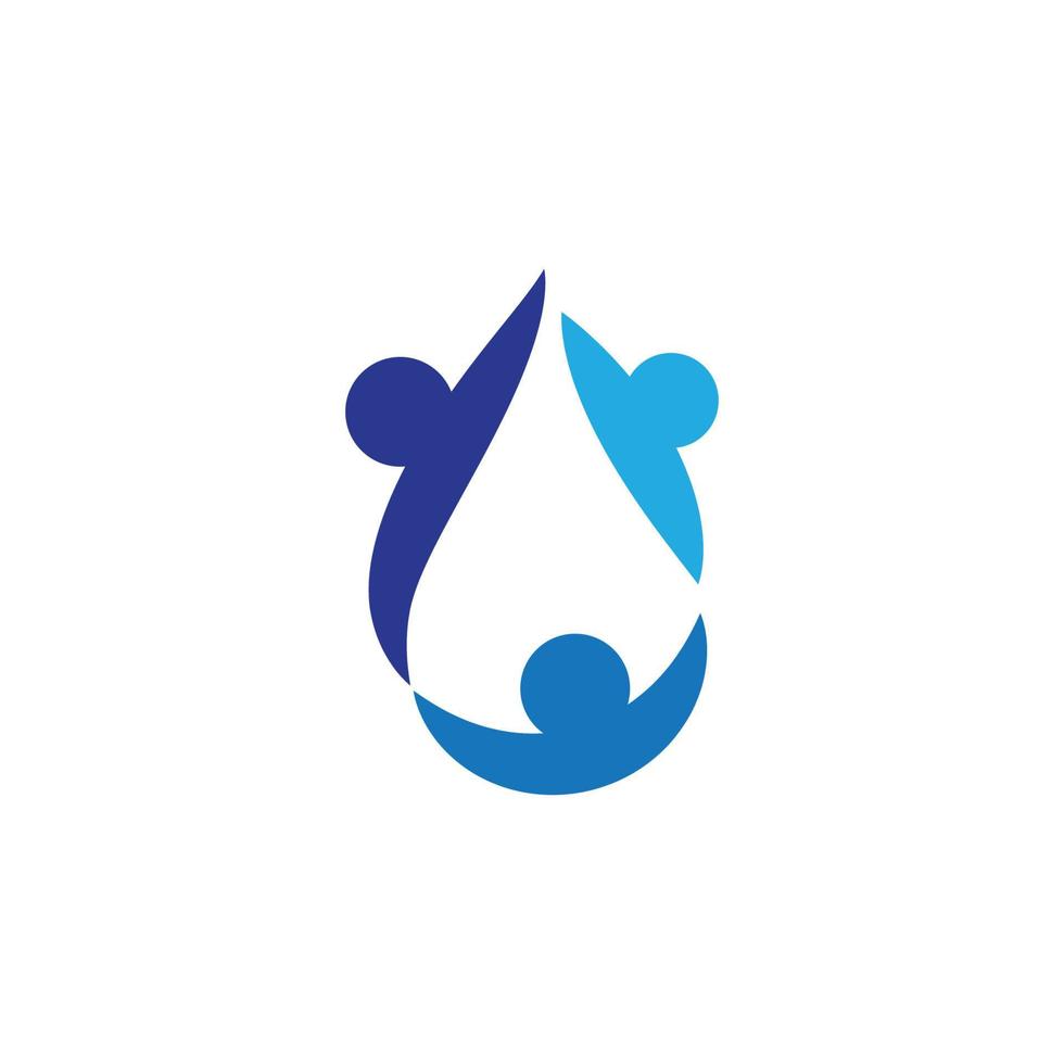 Water drop Logo Template vector