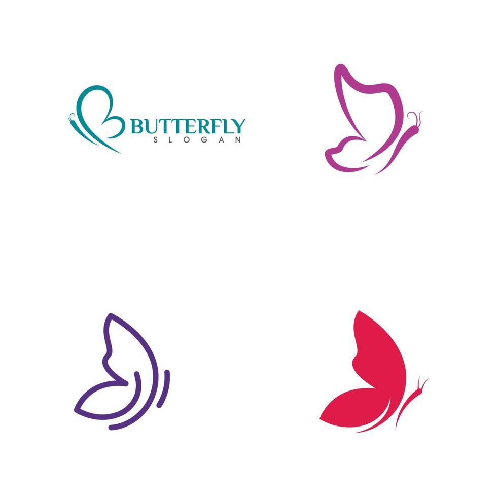 Beauty Butterfly icon design vector