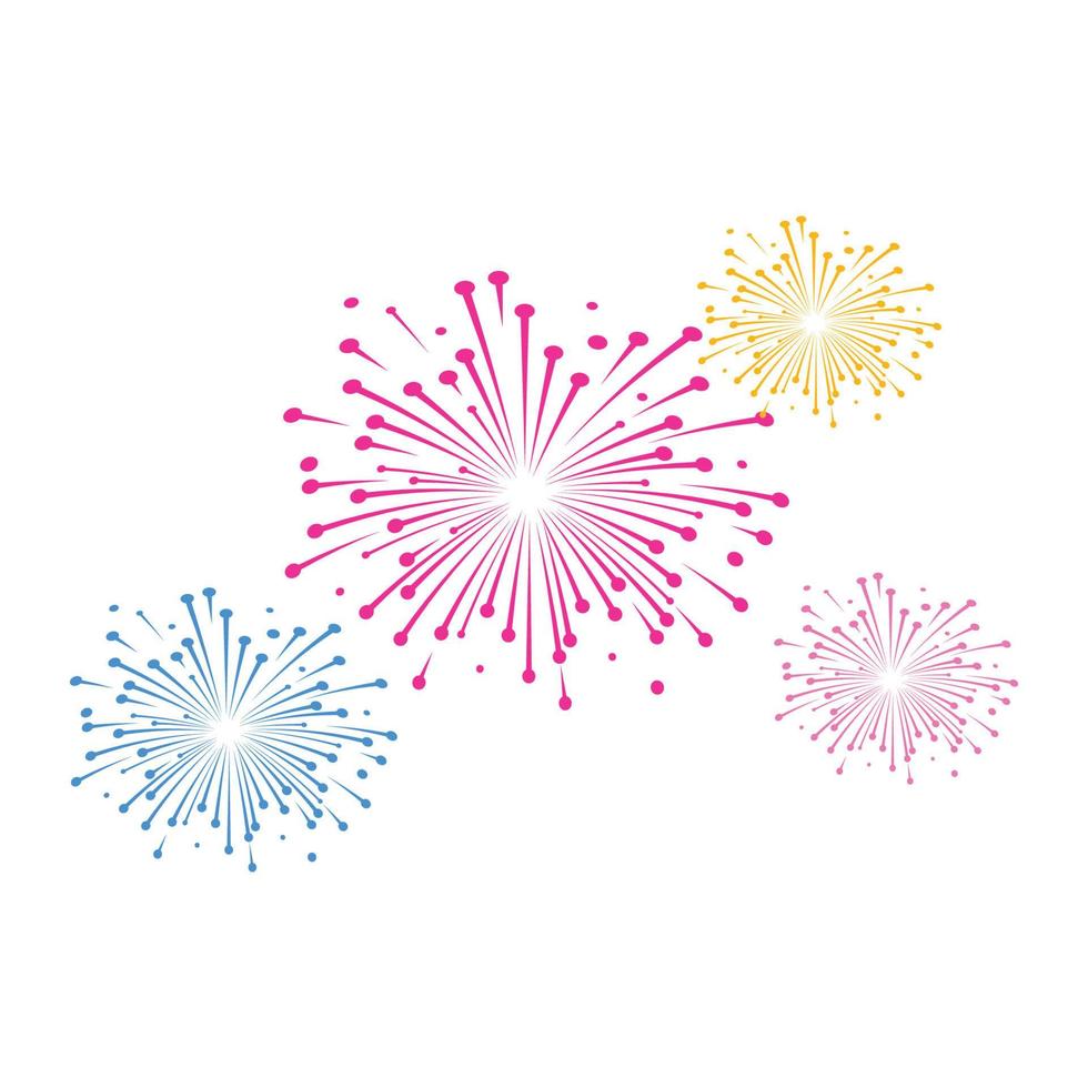 Firework vector icon illustration