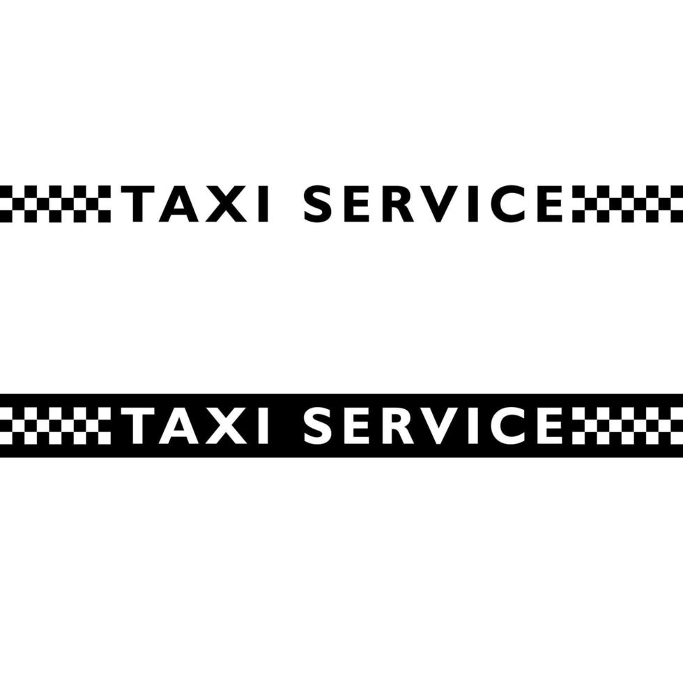 diseño de ilustración de icono de vector de taxi