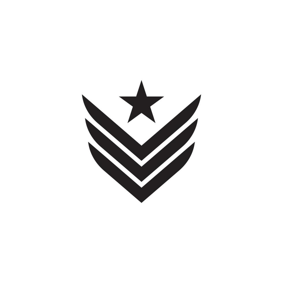icono de vector militar del ejército