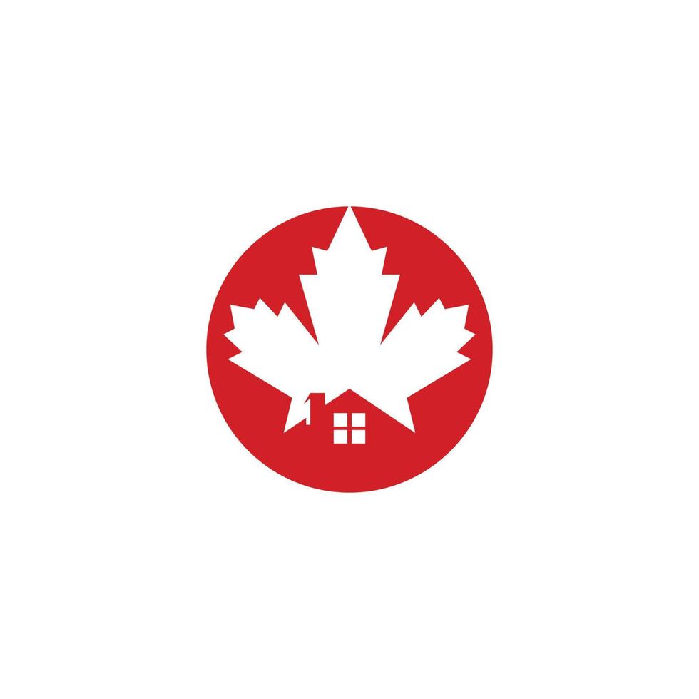 Maple leaf vector icon