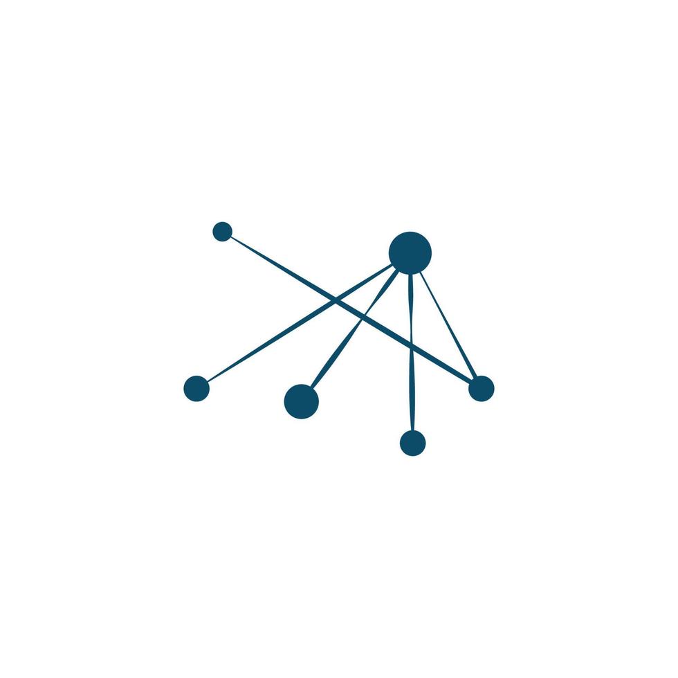 Molecule vector illustration design