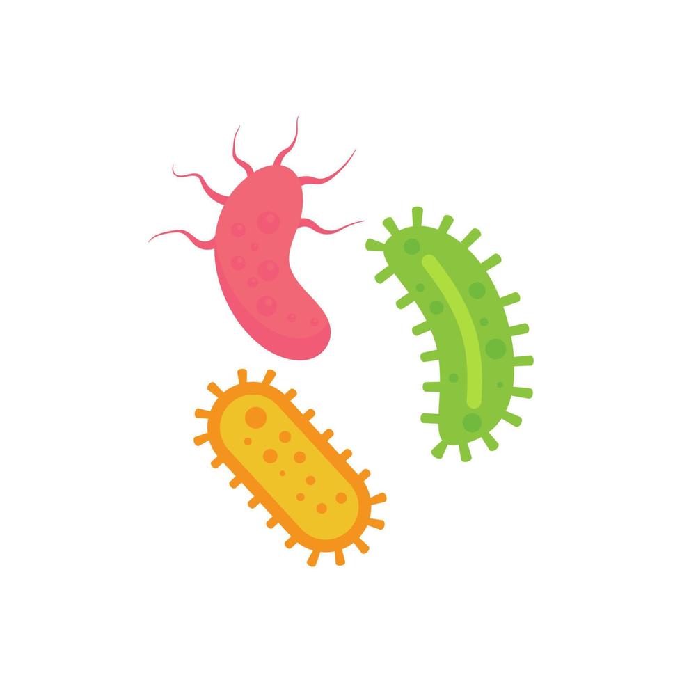 icono de ilustración de vector de virus