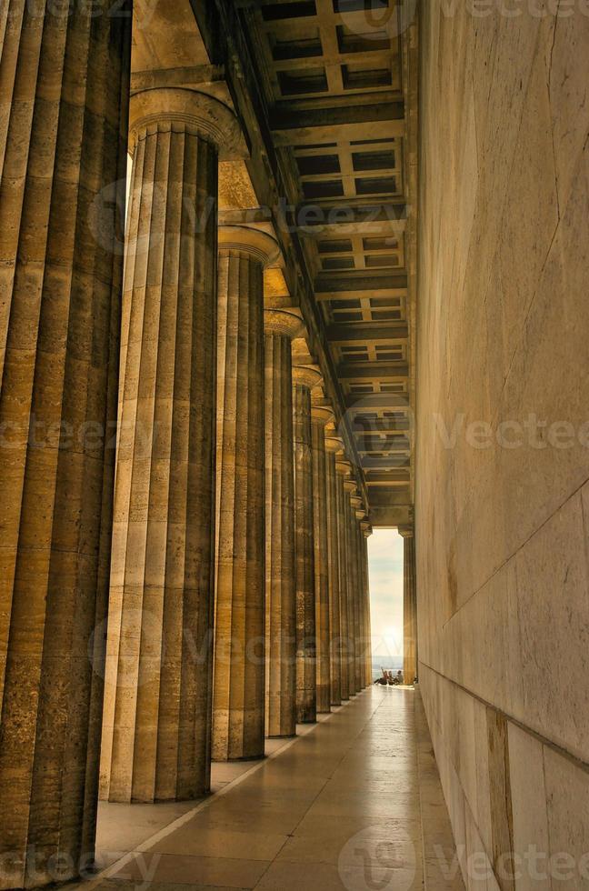 Walhalla gangway, Bavaria, Germany, 2020 photo