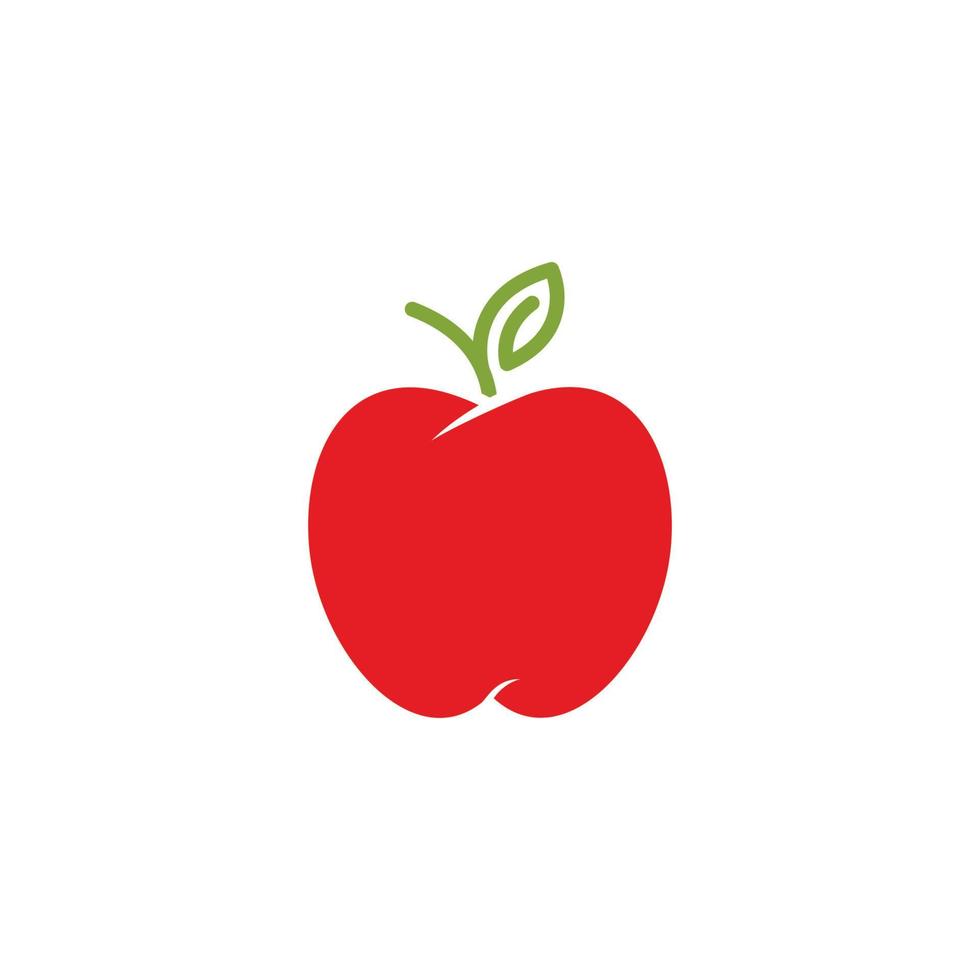 healthy apple vector design icon