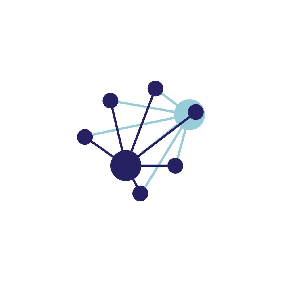 Molecule vector illustration design