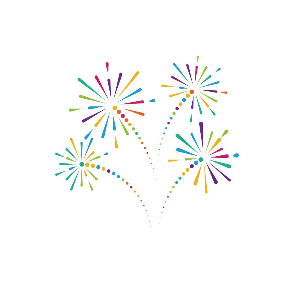 Firework vector icon illustration