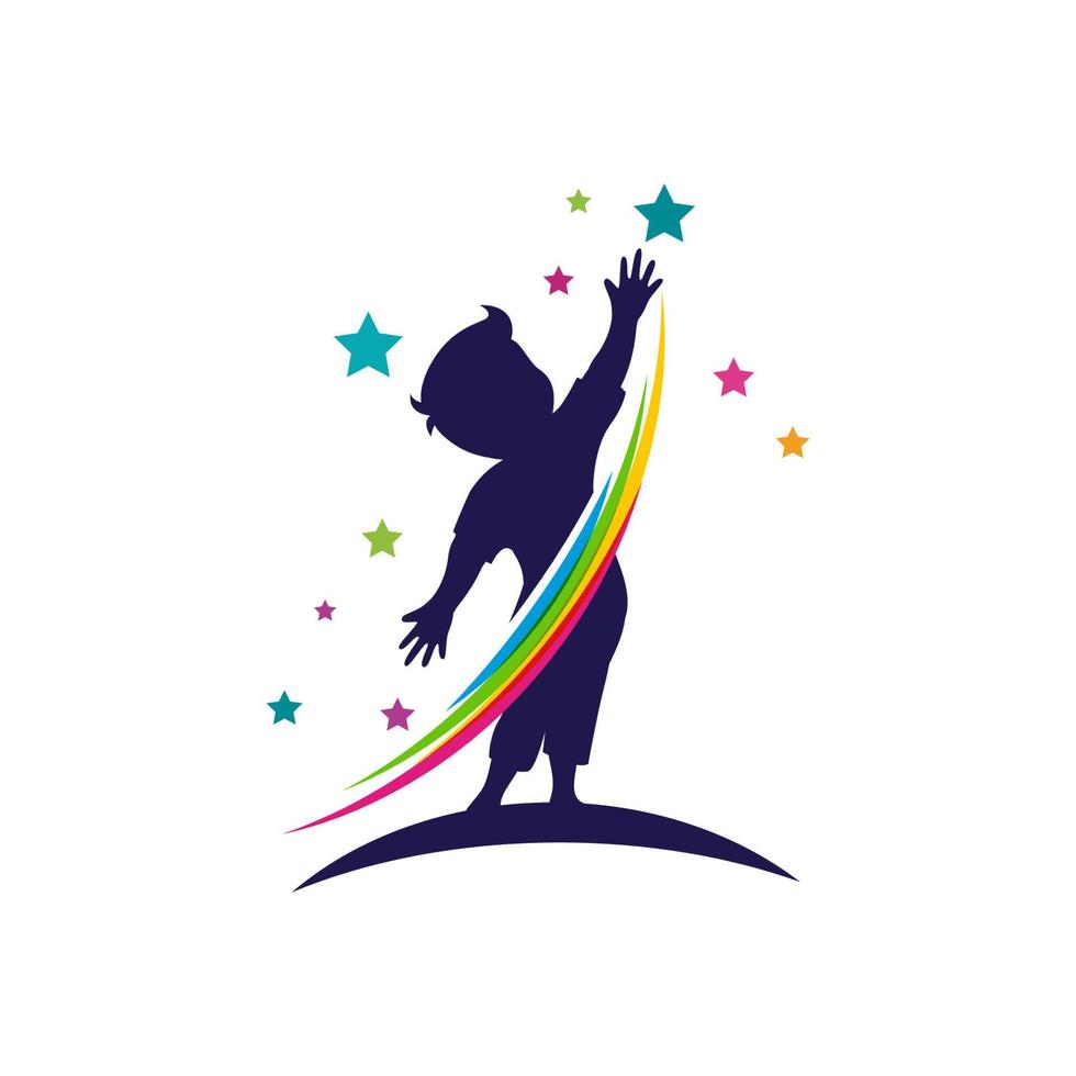 kids concept vector illustration