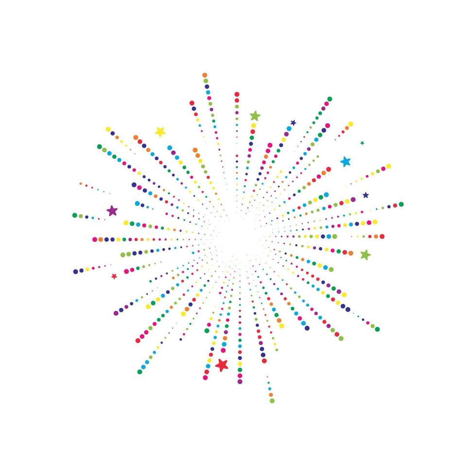 Firework vector icon illustration