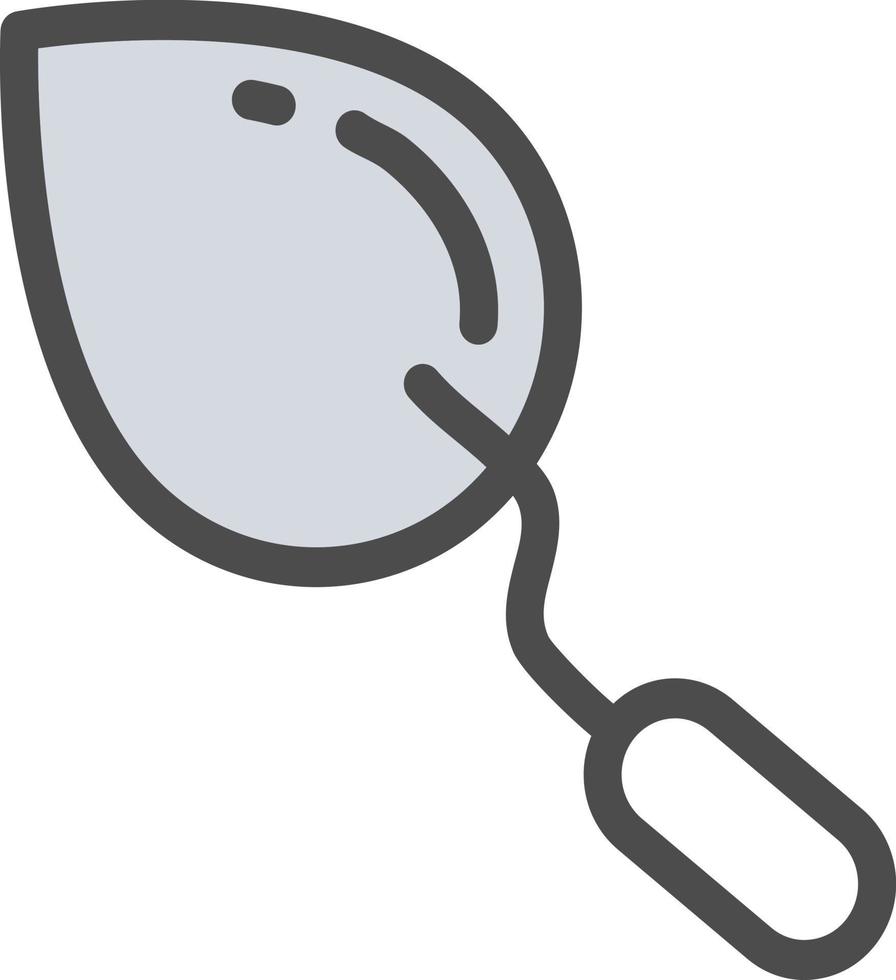 Construction spatula, illustration, vector on a white background.