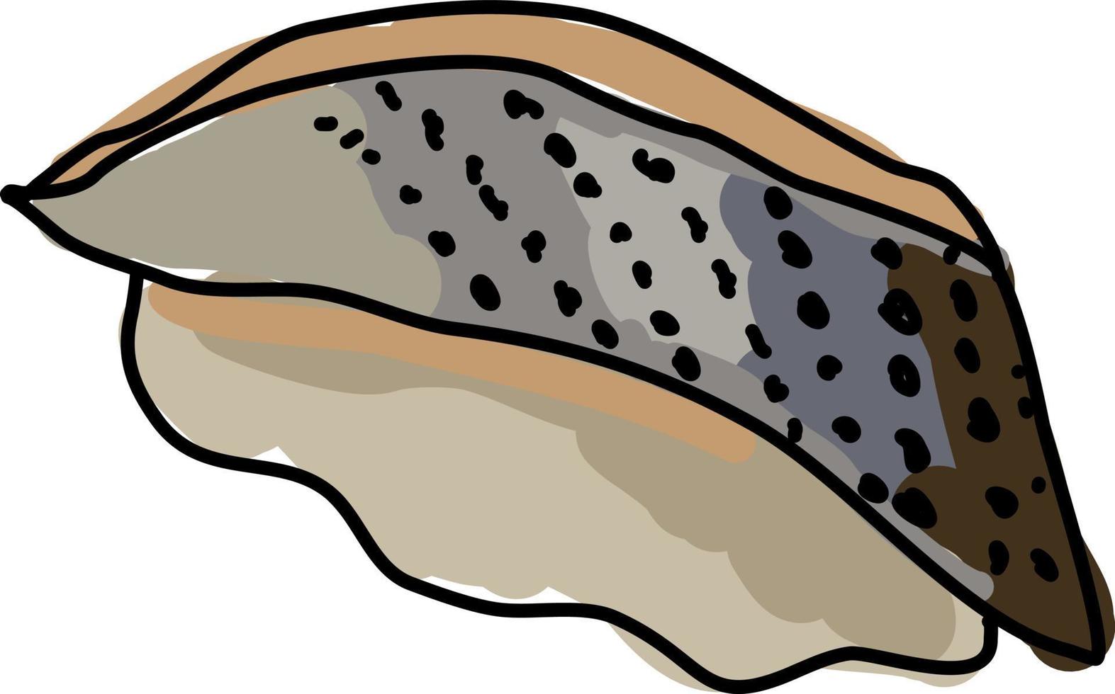 Mackerel, illustration, vector on white background.