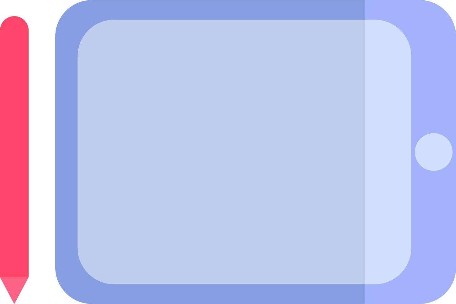 tableta de boceto, ilustración, vector, sobre un fondo blanco. vector