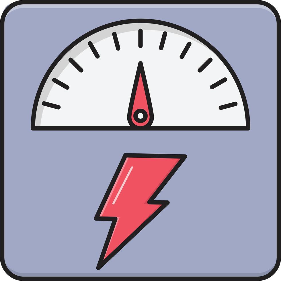 current meter vector illustration on a background.Premium quality symbols.vector icons for concept and graphic design.