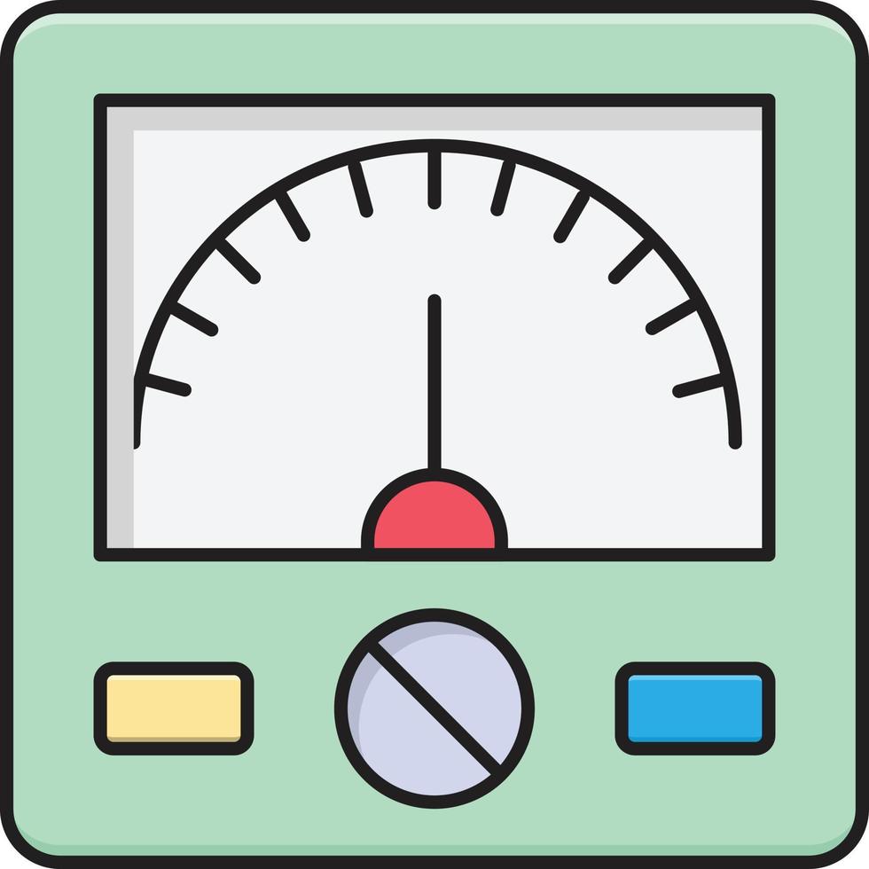 voltage meter vector illustration on a background.Premium quality symbols.vector icons for concept and graphic design.