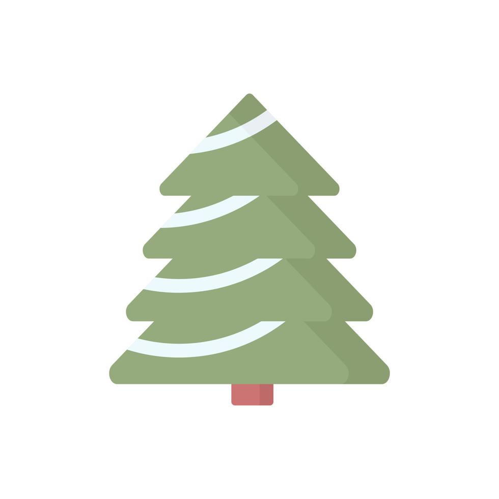 vector de diseño de estilo plano de icono de árbol