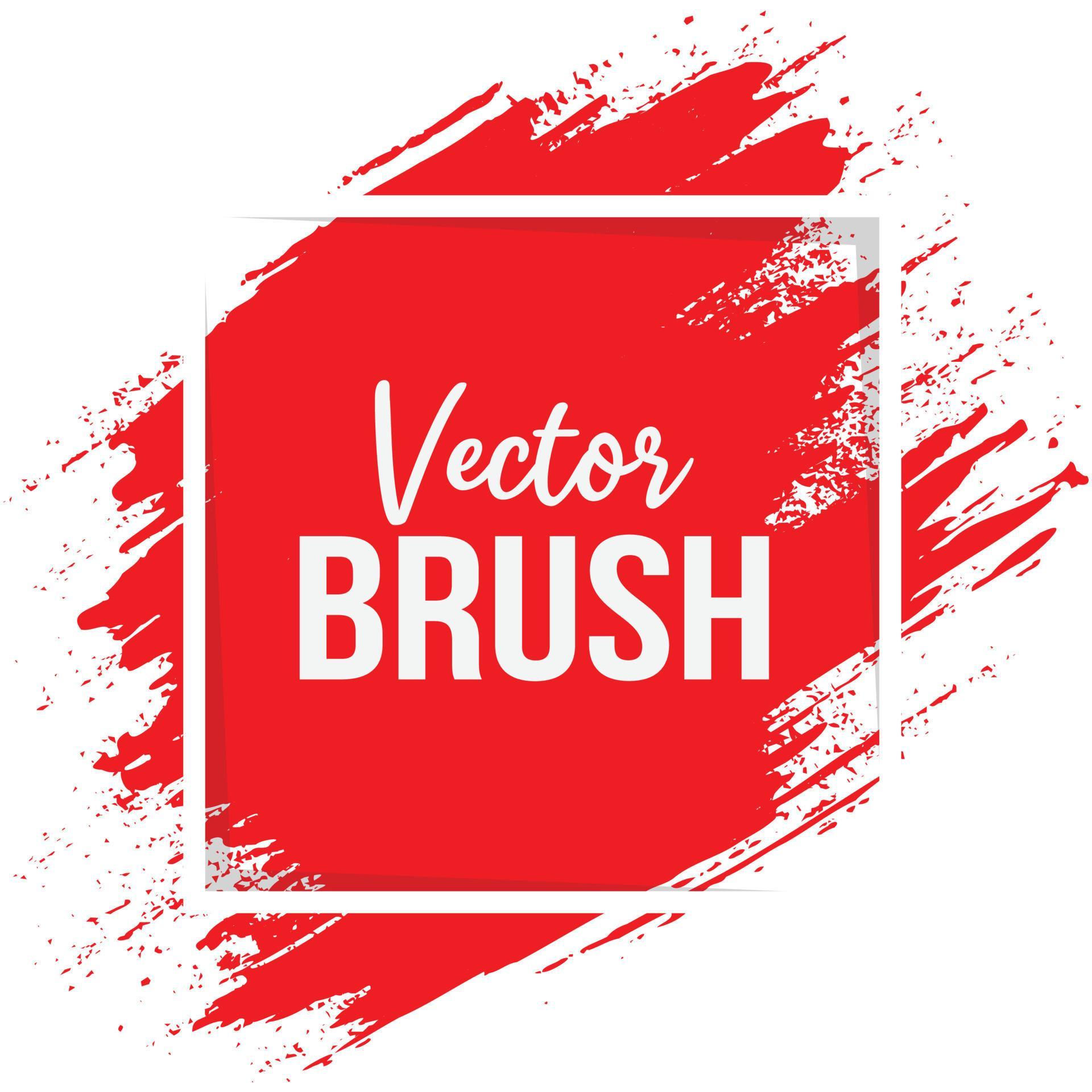 Modern red color brush stroke 13648587 Vector Art at Vecteezy