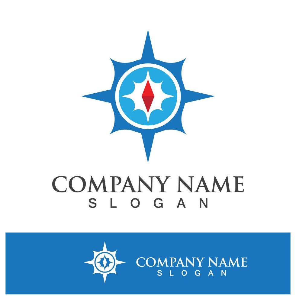 Compass Logo Template vector icon