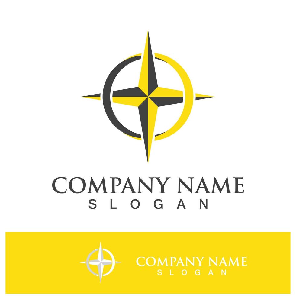 Compass Logo Template vector icon