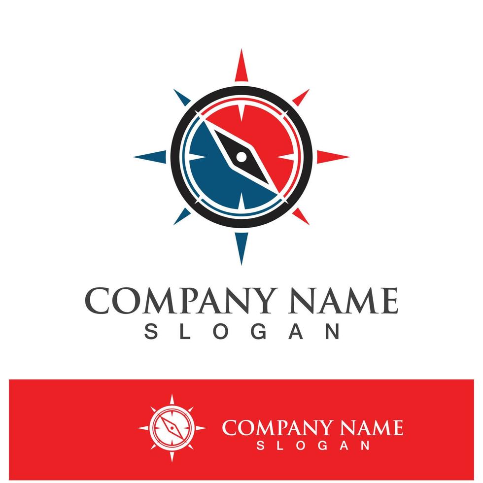 Compass Logo Template vector icon