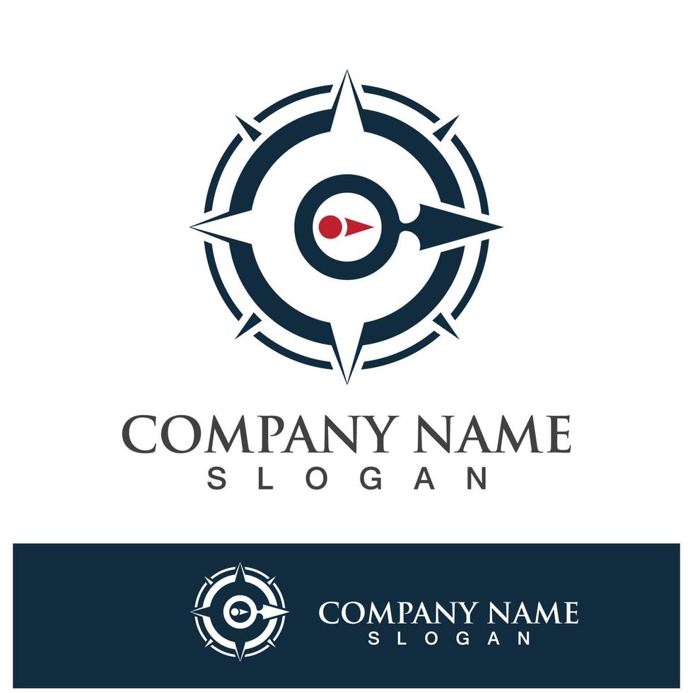 Compass Logo Template vector icon