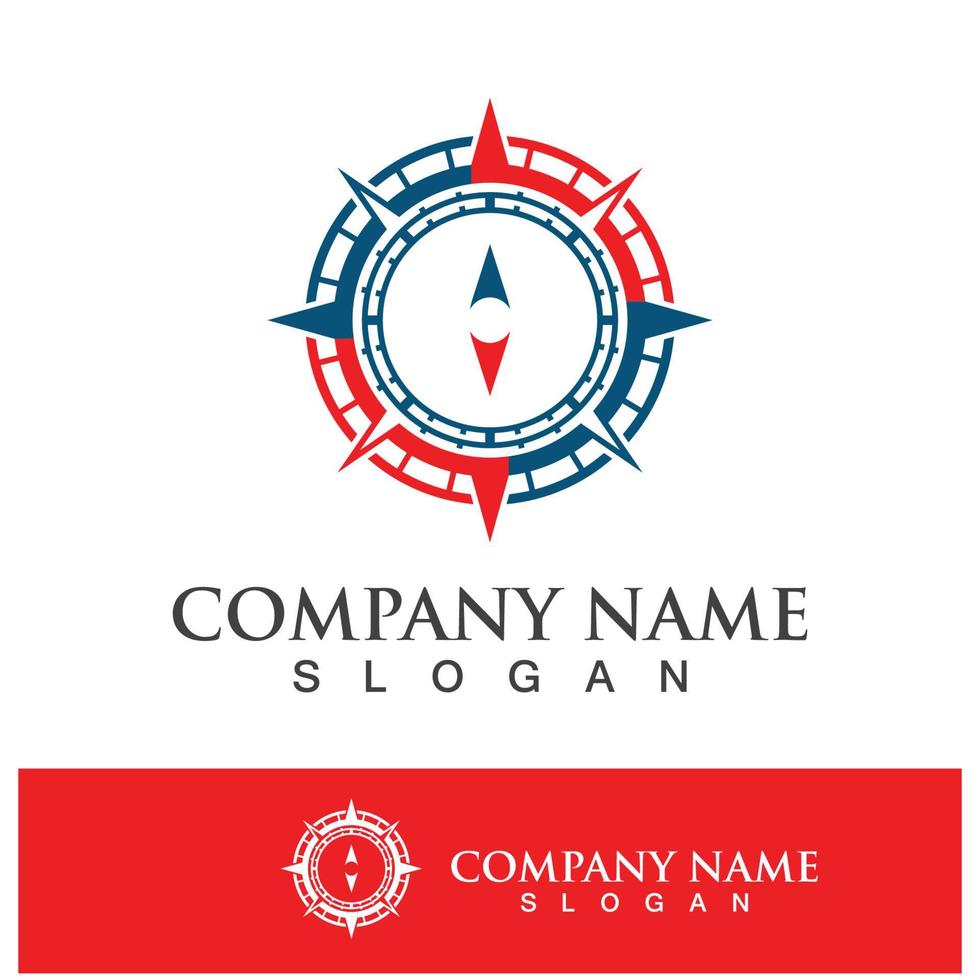 Compass Logo Template vector icon