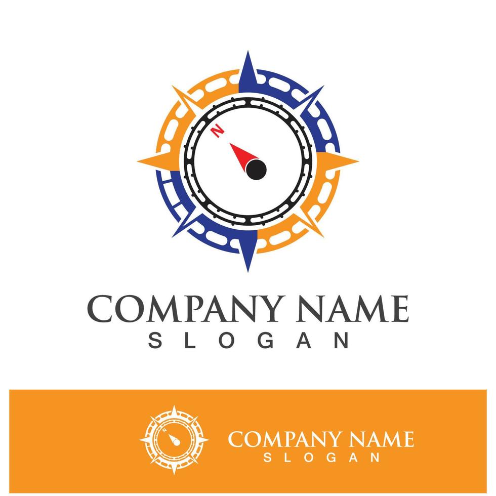 Compass Logo Template vector icon