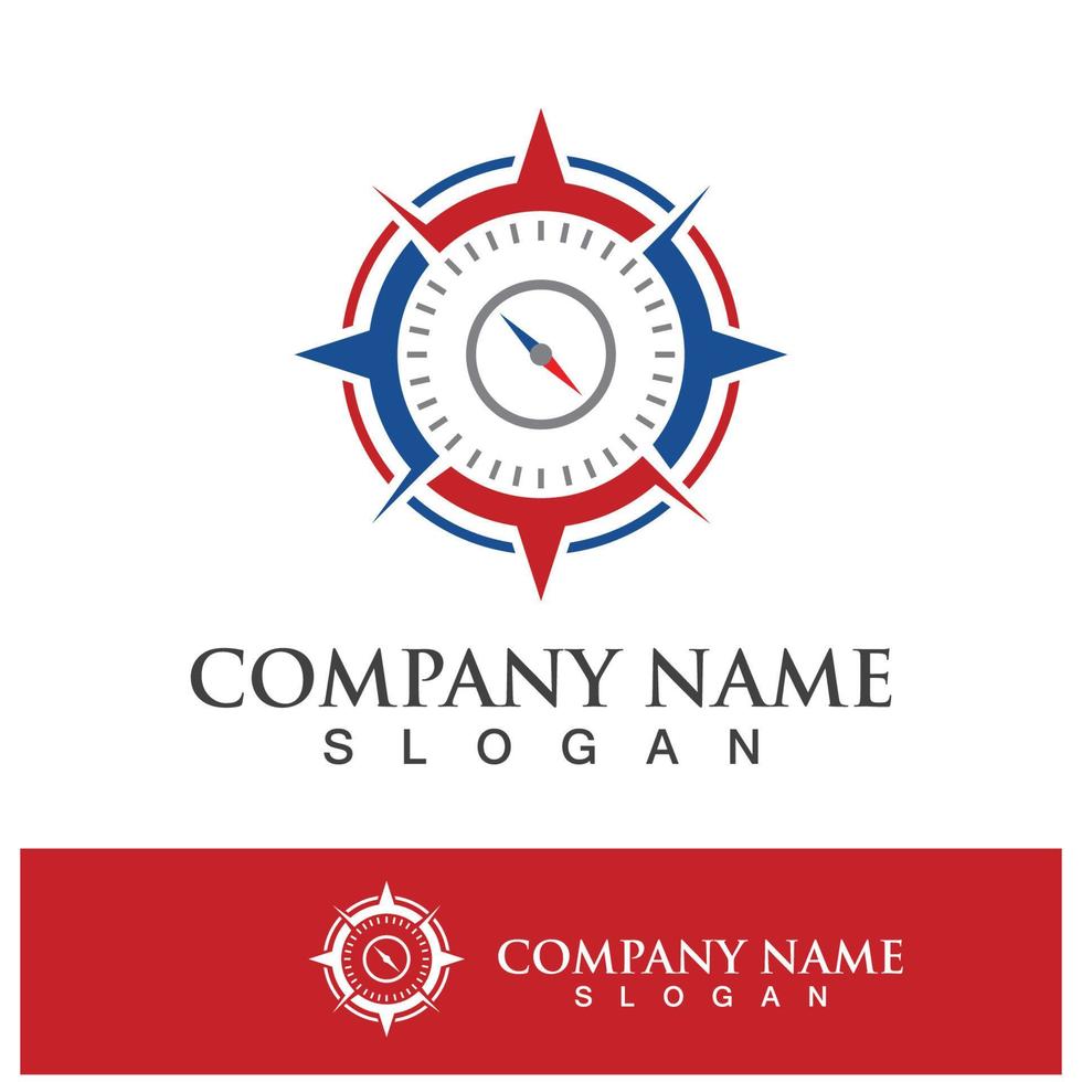 Compass Logo Template vector icon