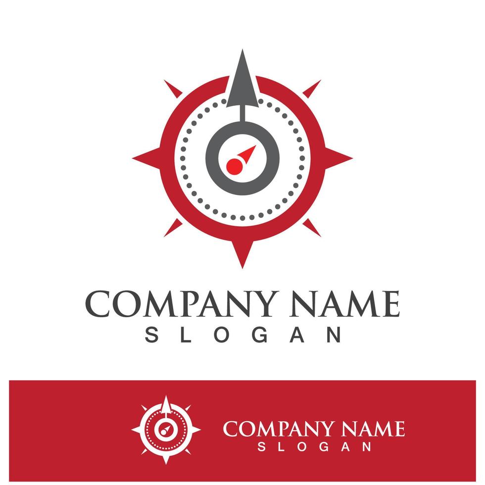 Compass Logo Template vector icon